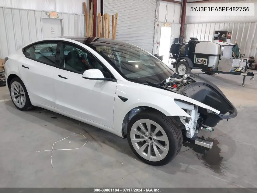 5YJ3E1EA5PF482756 2023 Tesla Model 3 Rear-Wheel Drive