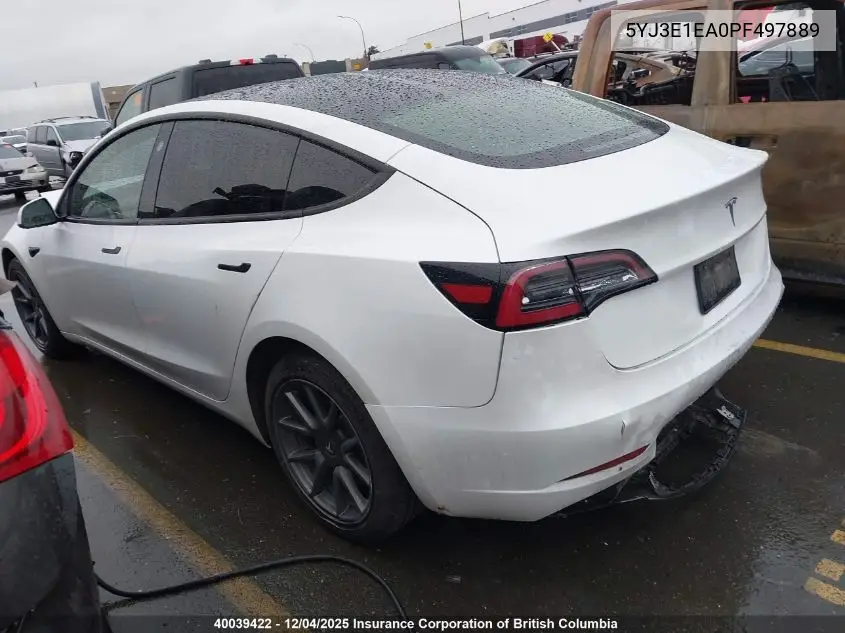 5YJ3E1EA0PF497889 2023 Tesla Model 3