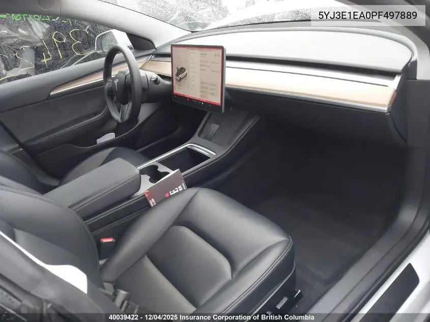 5YJ3E1EA0PF497889 2023 Tesla Model 3