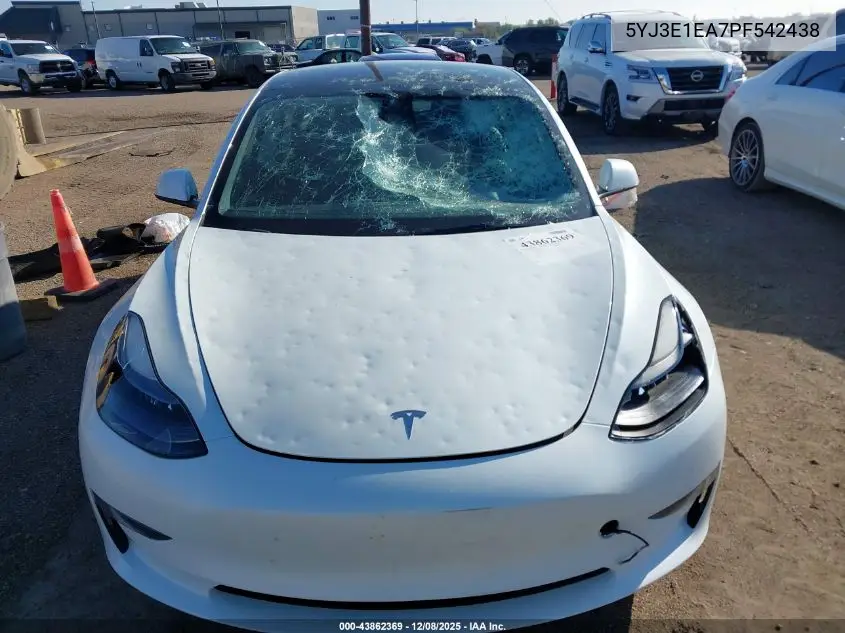 5YJ3E1EA7PF542438 2023 Tesla Model 3 Rear-Wheel Drive