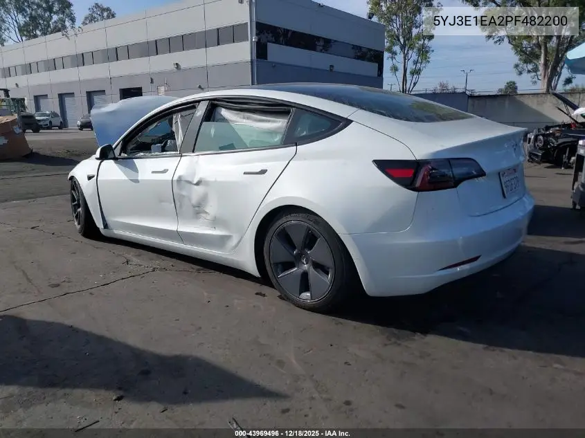 5YJ3E1EA2PF482200 2023 Tesla Model 3 Rear-Wheel Drive