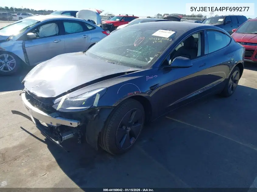 5YJ3E1EA4PF699277 2023 Tesla Model 3 Rear-Wheel Drive