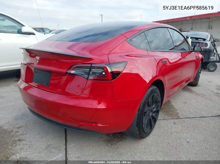 5YJ3E1EA6PF585619 2023 Tesla Model 3 Rear-Wheel Drive