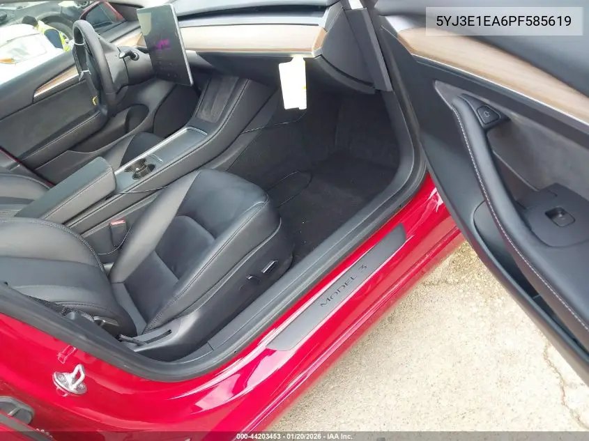 5YJ3E1EA6PF585619 2023 Tesla Model 3 Rear-Wheel Drive