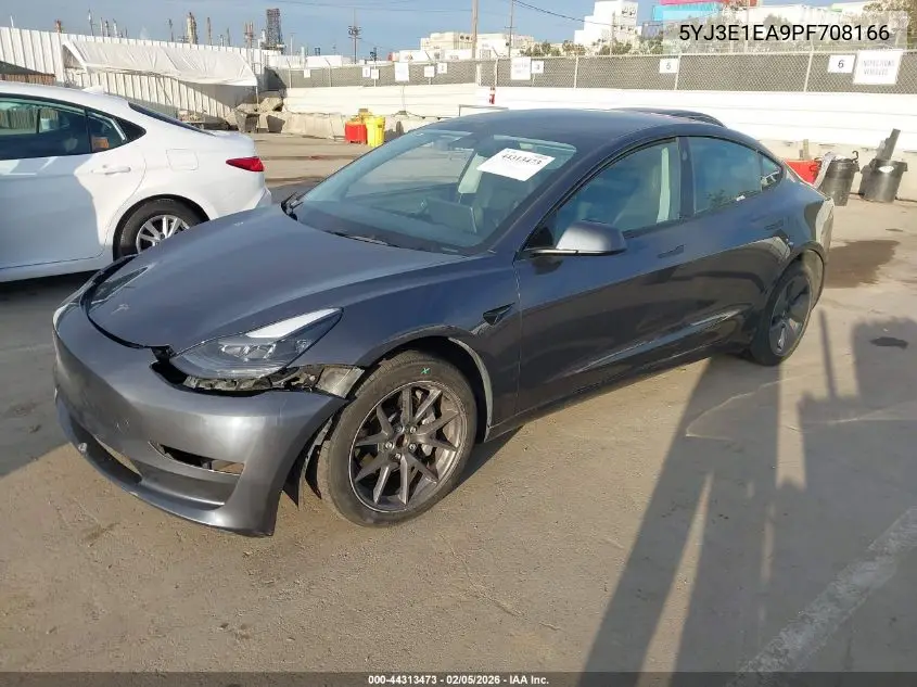 5YJ3E1EA9PF708166 2023 Tesla Model 3 Rear-Wheel Drive