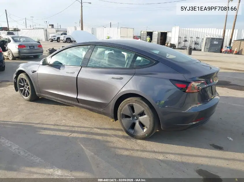 5YJ3E1EA9PF708166 2023 Tesla Model 3 Rear-Wheel Drive