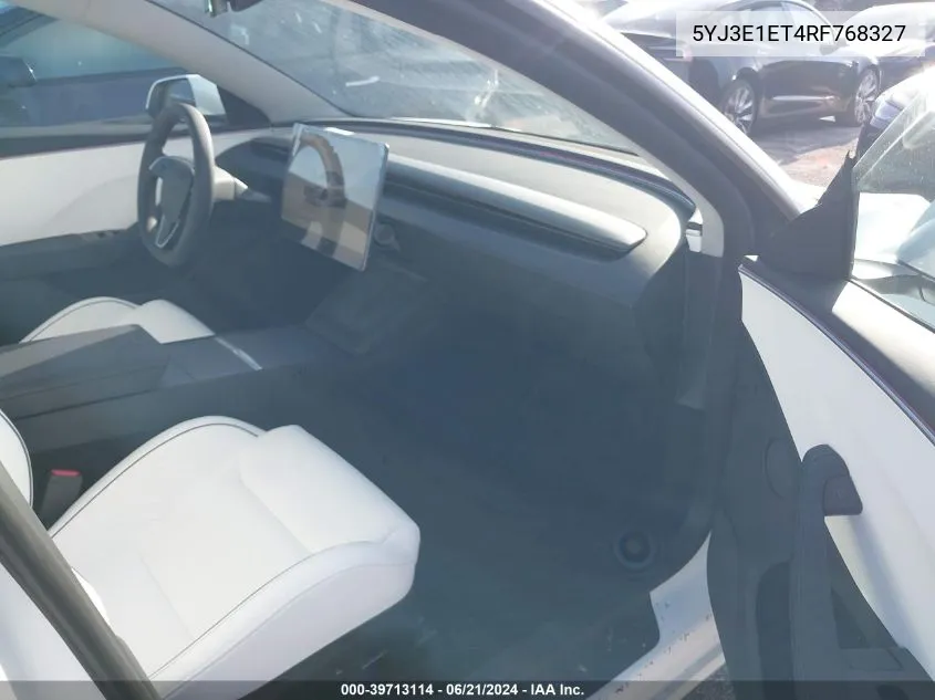 5YJ3E1ET4RF768327 2024 Tesla Model 3