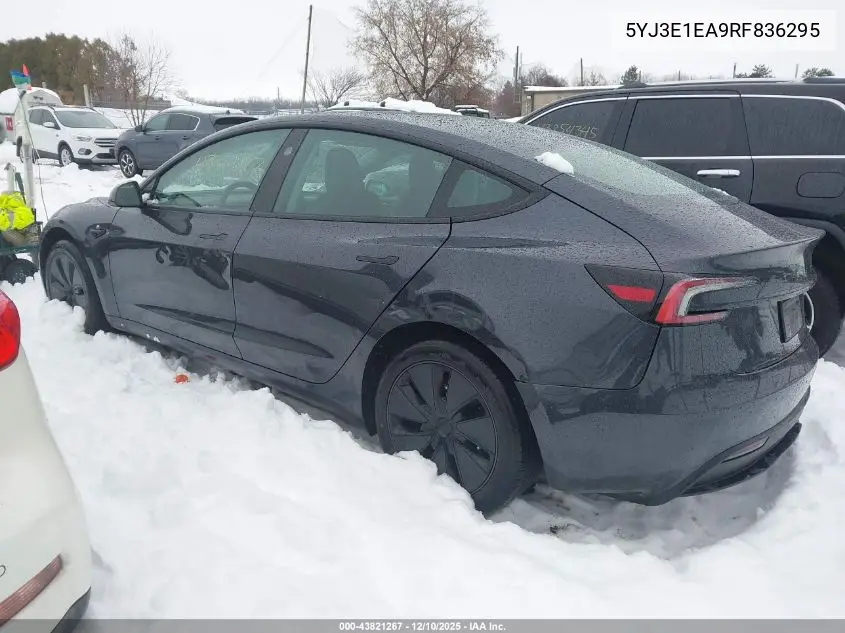 5YJ3E1EA9RF836295 2024 Tesla Model 3 Long Range Dual Motor All-Wheel Drive/Rear-Wheel Drive