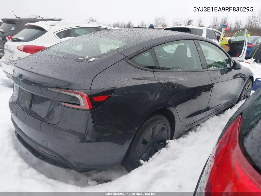 5YJ3E1EA9RF836295 2024 Tesla Model 3 Long Range Dual Motor All-Wheel Drive/Rear-Wheel Drive