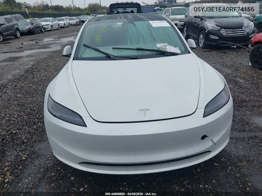 5YJ3E1EA0RF741561 2024 Tesla Model 3