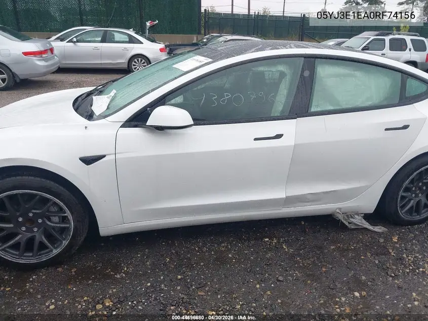 5YJ3E1EA0RF741561 2024 Tesla Model 3