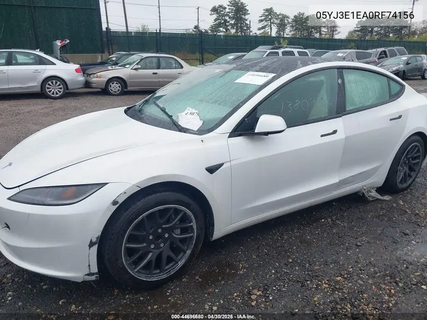 5YJ3E1EA0RF741561 2024 Tesla Model 3