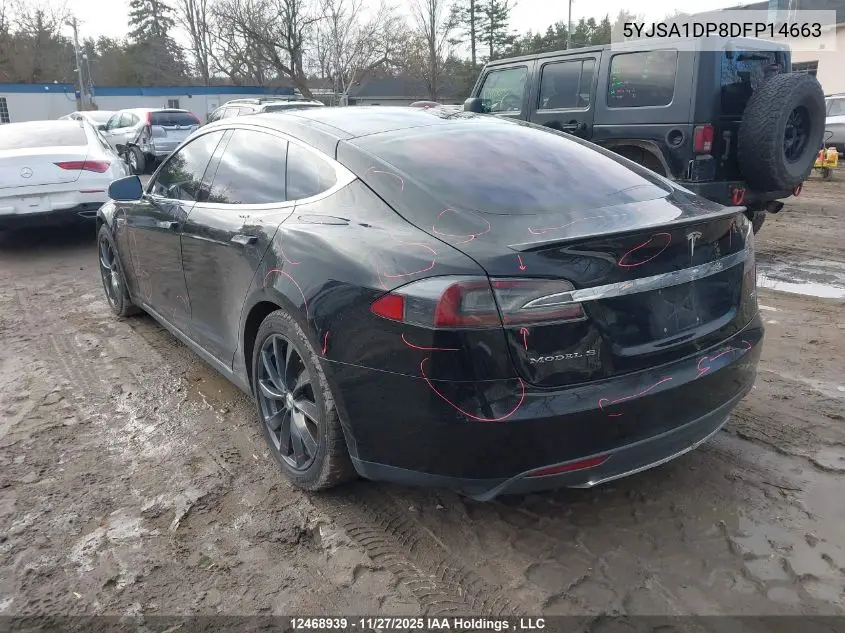 5YJSA1DP8DFP14663 2013 Tesla Model S Performance