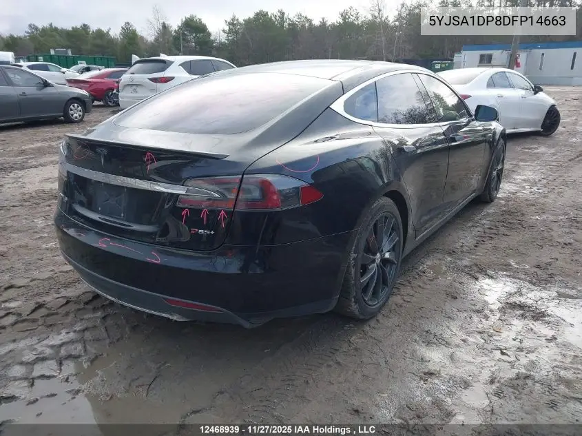 5YJSA1DP8DFP14663 2013 Tesla Model S Performance