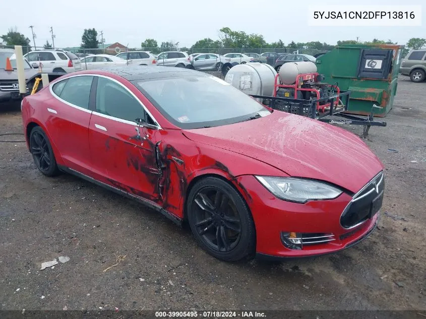 2013 Tesla Model S VIN: 5YJSA1CN2DFP13816 Lot: 39905495