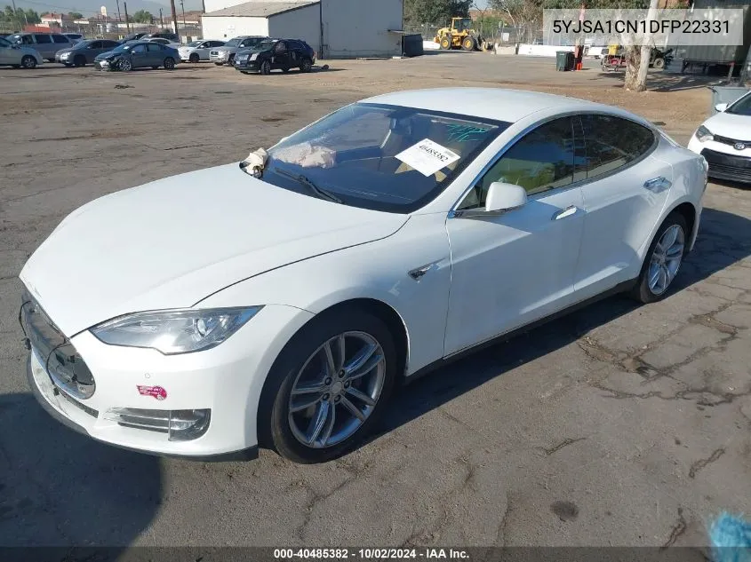 2013 Tesla Model S VIN: 5YJSA1CN1DFP22331 Lot: 40485382