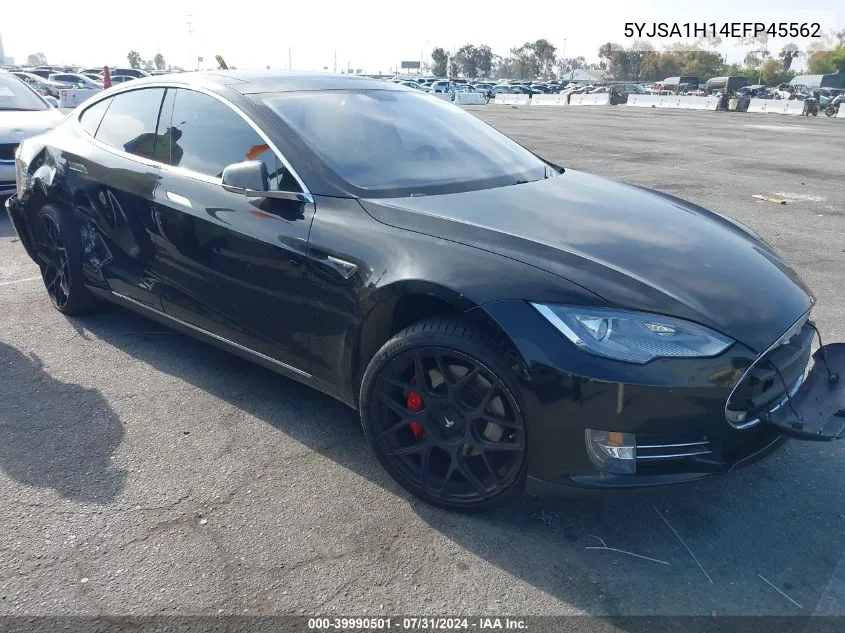 5YJSA1H14EFP45562 2014 Tesla Model S P85