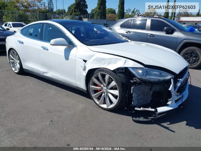 5YJSA1H2XEFP62603 2014 Tesla Model S