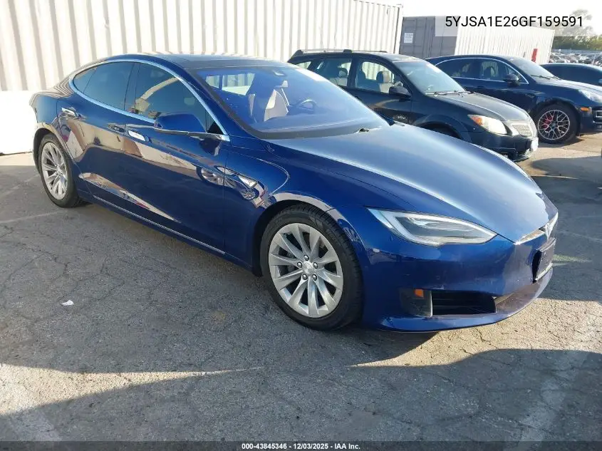 5YJSA1E26GF159591 2016 Tesla Model S 60D/70D/75D/85D/90D