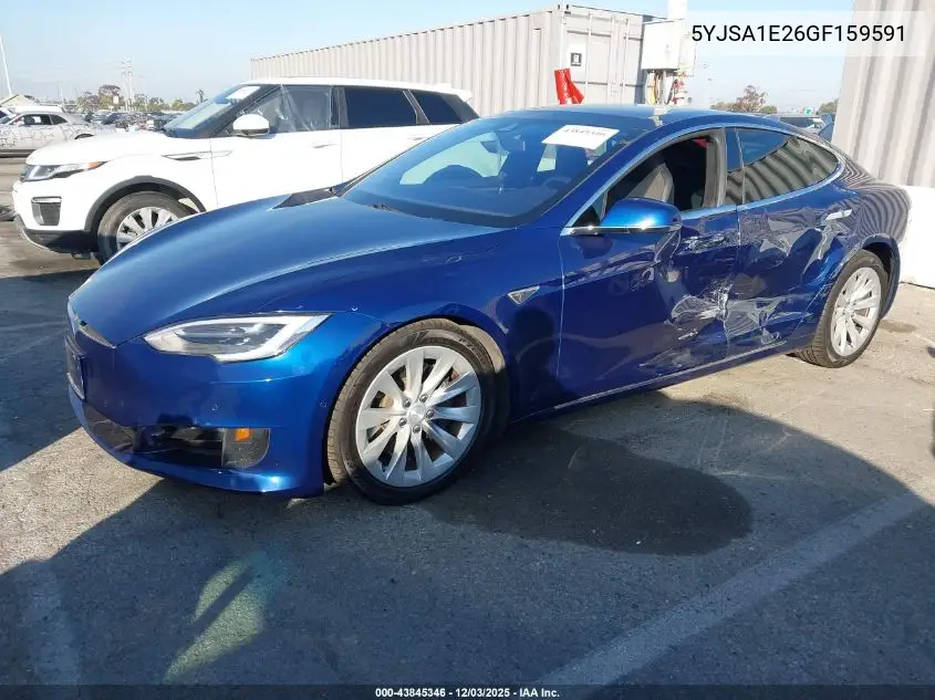 5YJSA1E26GF159591 2016 Tesla Model S 60D/70D/75D/85D/90D