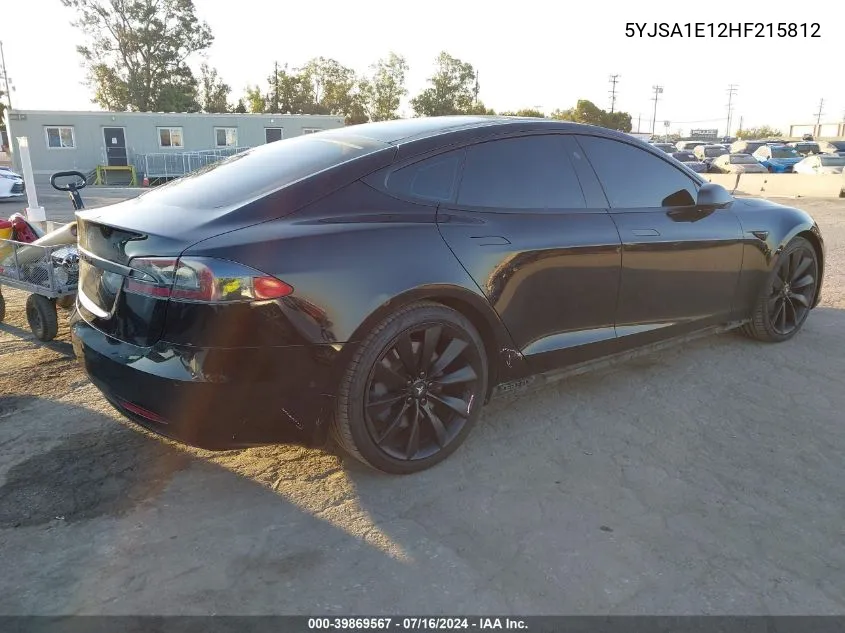 5YJSA1E12HF215812 2017 Tesla Model S 60/75