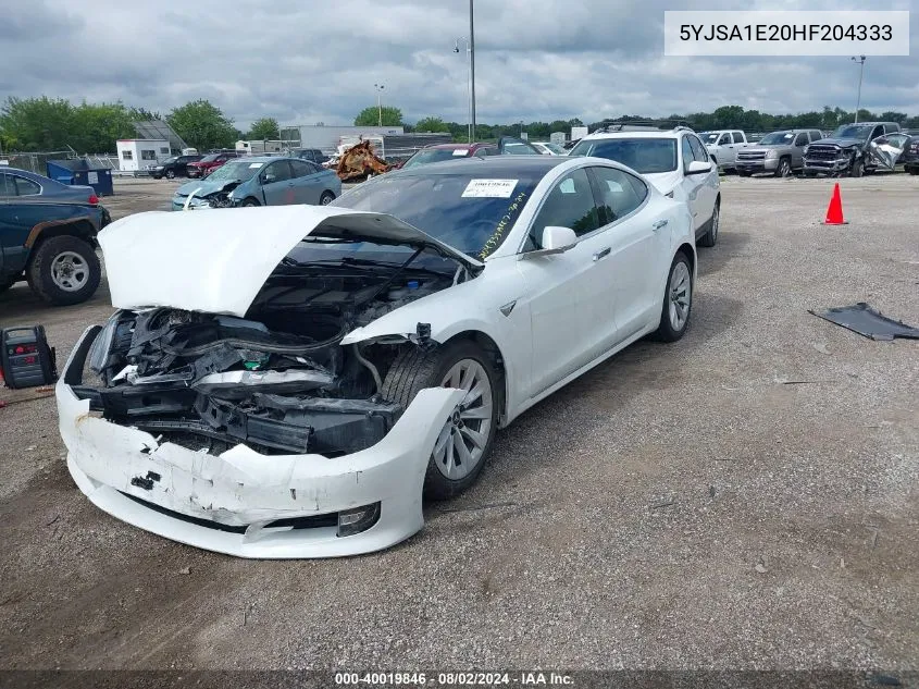 5YJSA1E20HF204333 2017 Tesla Model S 100D/60D/75D/90D/P100D