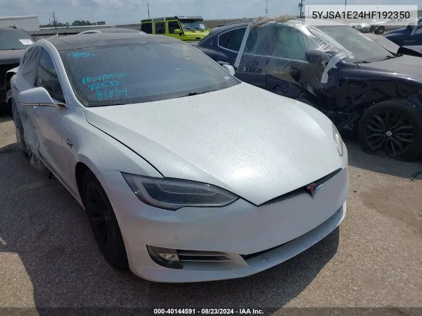 5YJSA1E24HF192350 2017 Tesla Model S