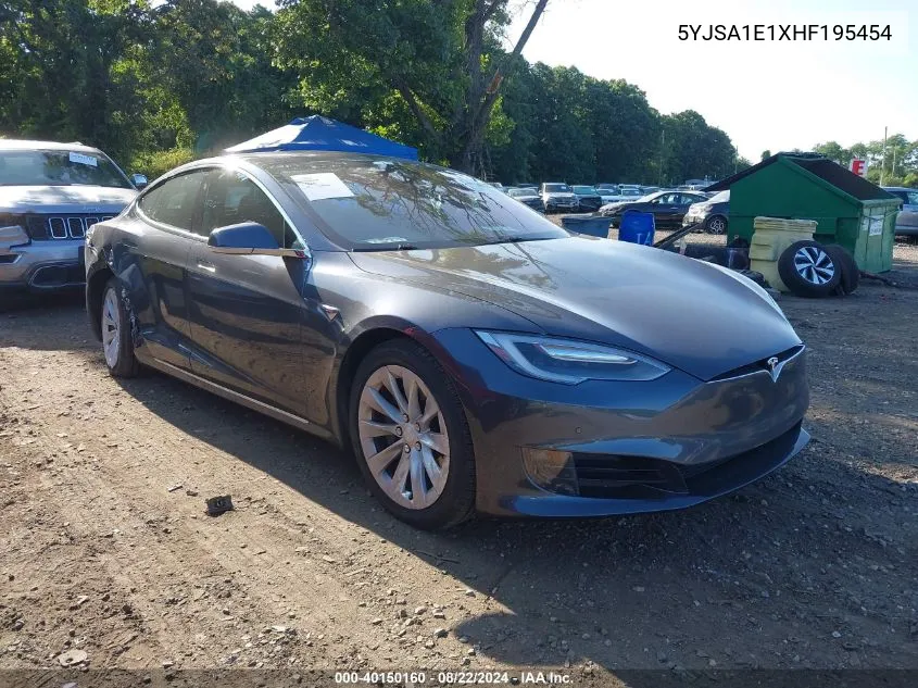 2017 Tesla Model S 60/75 VIN: 5YJSA1E1XHF195454 Lot: 40150160