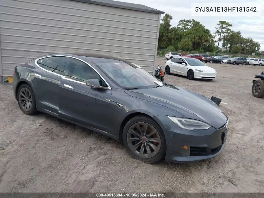 5YJSA1E13HF181542 2017 Tesla Model S 60/75