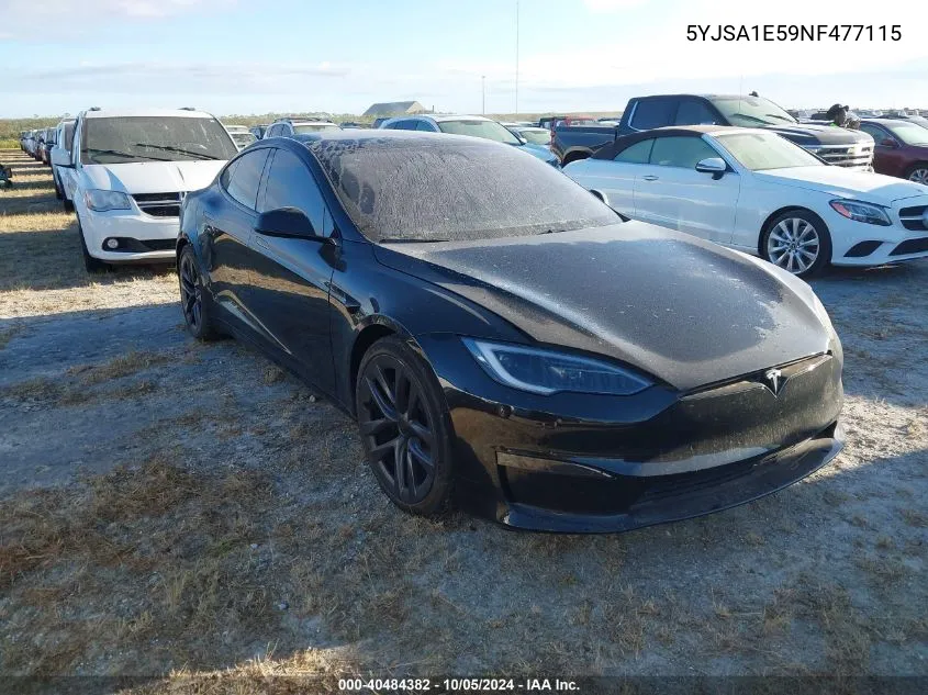 5YJSA1E59NF477115 2022 Tesla Model S