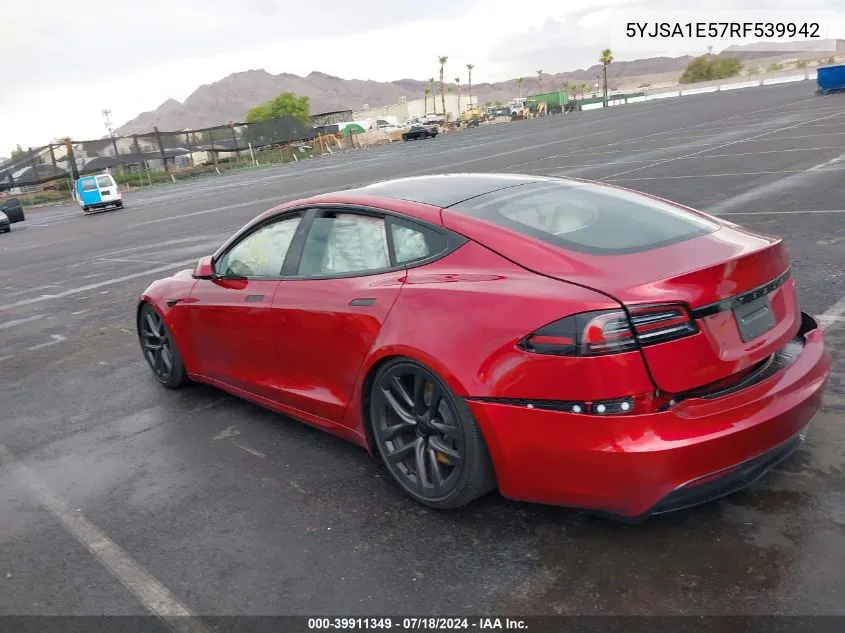 5YJSA1E57RF539942 2024 Tesla Model S Long Range