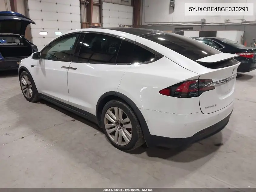 5YJXCBE48GF030291 2016 Tesla Model X 75D/P100D/P90D