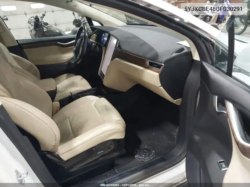 5YJXCBE48GF030291 2016 Tesla Model X 75D/P100D/P90D