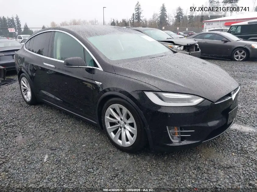 5YJXCAE21GF008741 2016 Tesla Model X 60D/70D/75D/90D