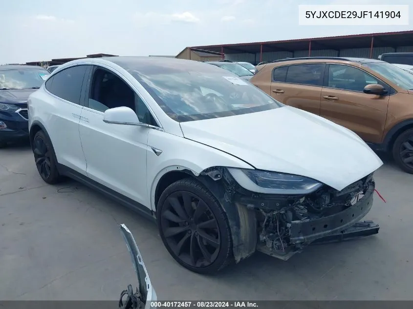 5YJXCDE29JF141904 2018 Tesla Model X 100D/75D/P100D