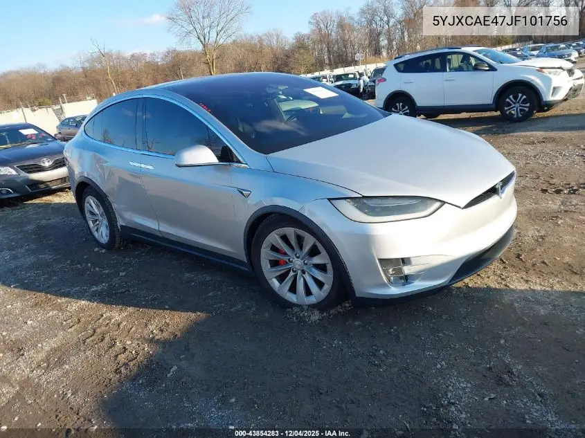 5YJXCAE47JF101756 2018 Tesla Model X 100D/75D/P100D