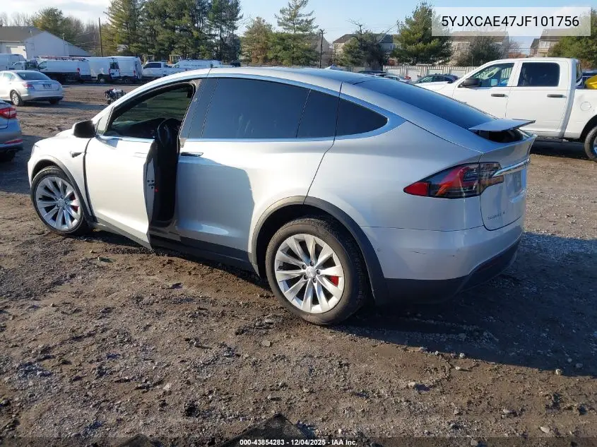 5YJXCAE47JF101756 2018 Tesla Model X 100D/75D/P100D