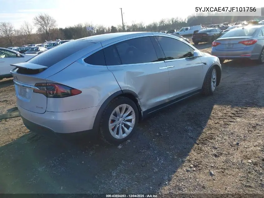 5YJXCAE47JF101756 2018 Tesla Model X 100D/75D/P100D