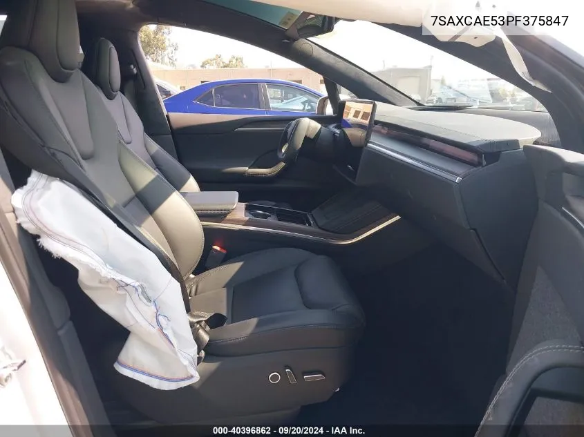 2023 Tesla Model X Dual Motor All-Wheel Drive/Standard Range VIN: 7SAXCAE53PF375847 Lot: 40396862