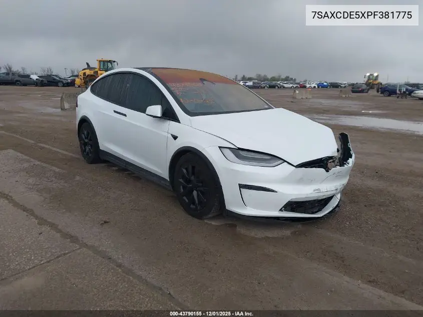 7SAXCDE5XPF381775 2023 Tesla Model X Dual Motor All-Wheel Drive/Standard Range