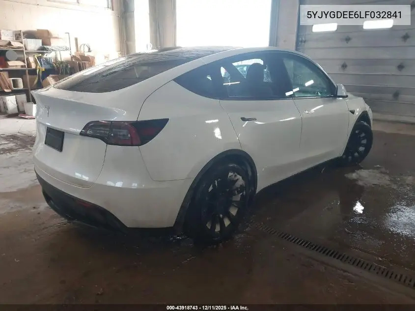 5YJYGDEE6LF032841 2020 Tesla Model Y Long Range Dual Motor All-Wheel Drive