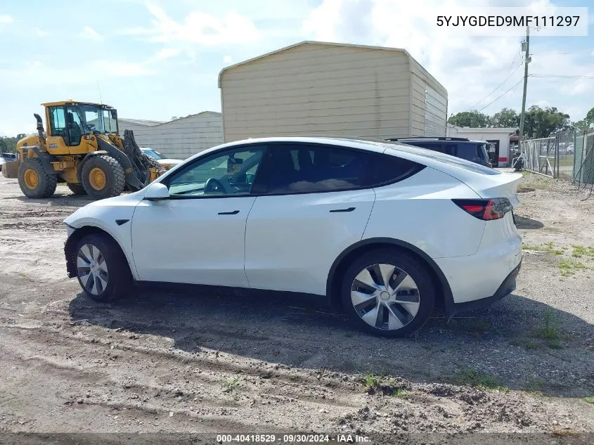 5YJYGDED9MF111297 2021 Tesla Model Y