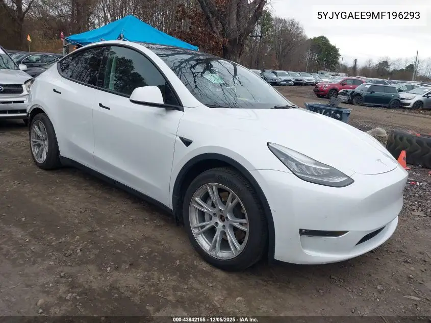 5YJYGAEE9MF196293 2021 Tesla Model Y Long Range Dual Motor All-Wheel Drive
