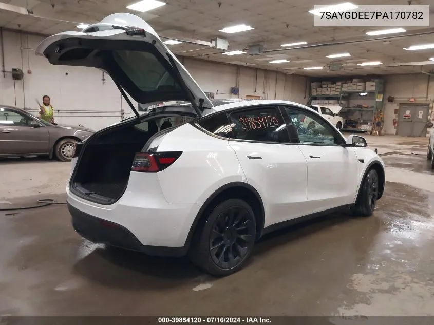 7SAYGDEE7PA170782 2023 Tesla Model Y Awd/Long Range Dual Motor All-Wheel Drive