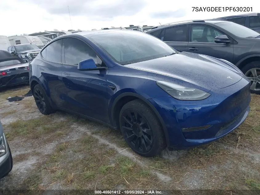 7SAYGDEE1PF630201 2023 Tesla Model Y