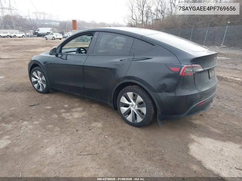 7SAYGAEE4PF769656 2023 Tesla Model Y Awd/Long Range Dual Motor All-Wheel Drive