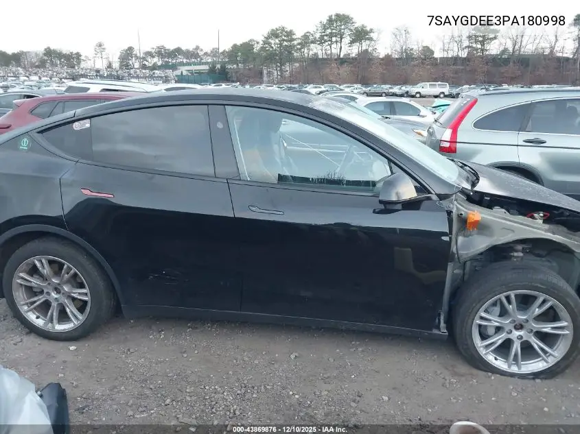 7SAYGDEE3PA180998 2023 Tesla Model Y Awd/Long Range Dual Motor All-Wheel Drive