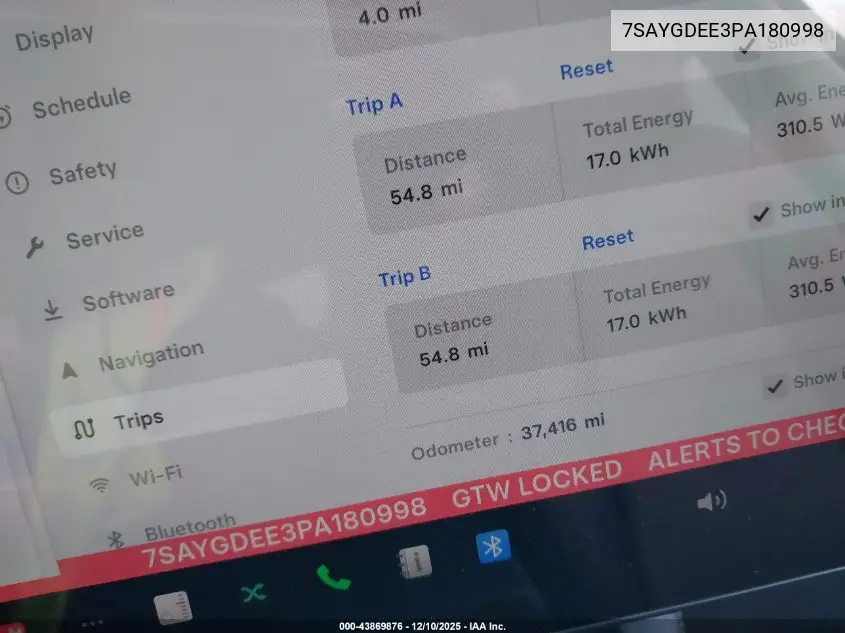 7SAYGDEE3PA180998 2023 Tesla Model Y Awd/Long Range Dual Motor All-Wheel Drive