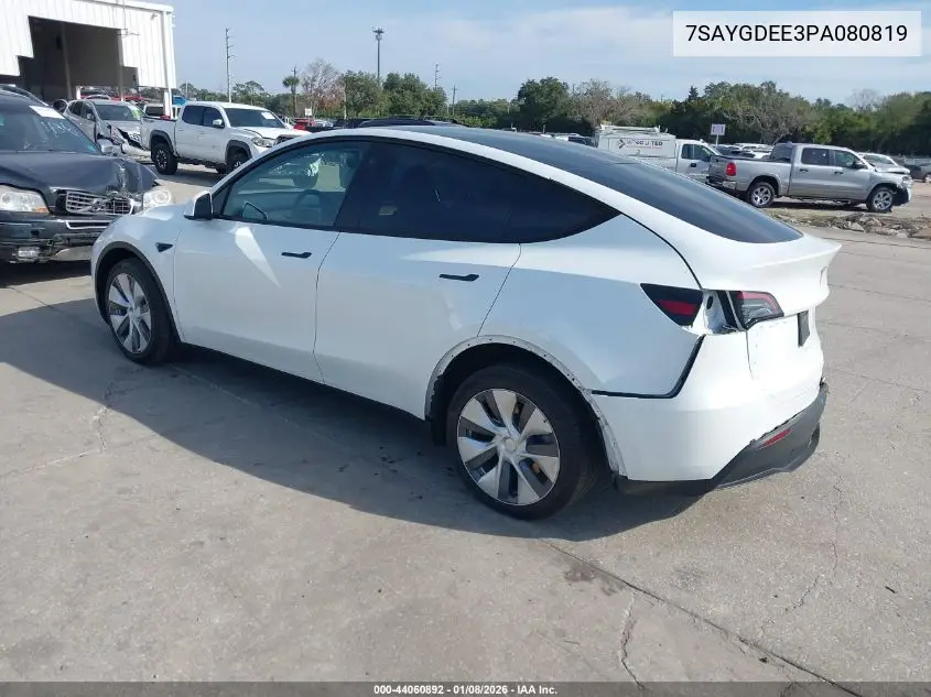 7SAYGDEE3PA080819 2023 Tesla Model Y Awd/Long Range Dual Motor All-Wheel Drive