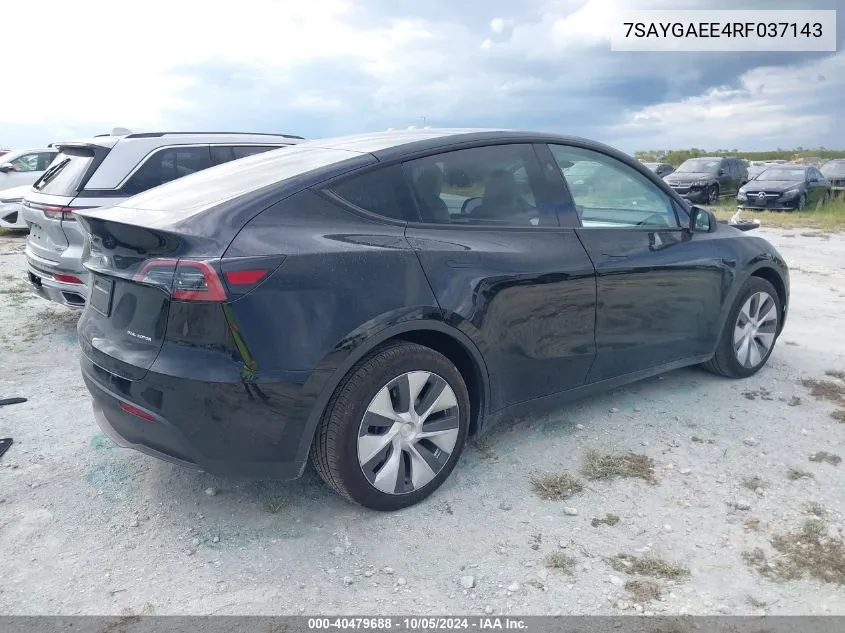 7SAYGAEE4RF037143 2024 Tesla Model Y